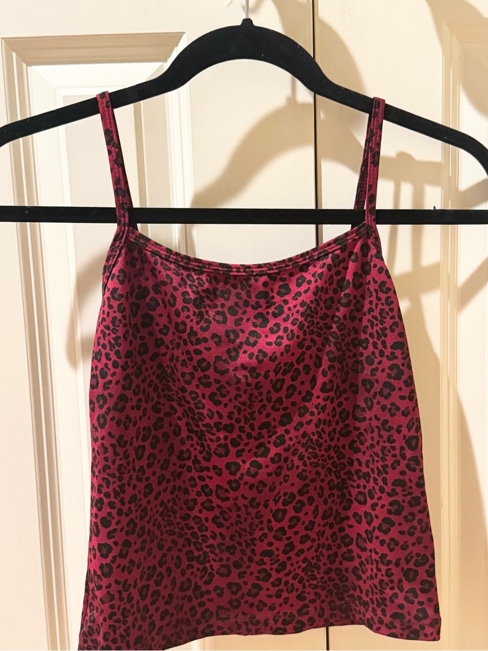 Leopard Print handmade one of a kind tank top Y2K style